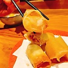 豚肉ときくらげ・玉ねぎの2種の春巻き