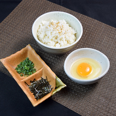 雑炊セット（ご飯・薬味）