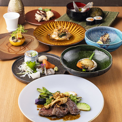 お料理おまかせコースできます 六品～