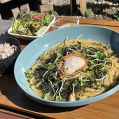 スープパスタ　明太とろろ