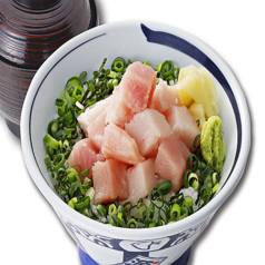 トロビンチョウマグロぶつ切り丼