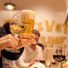 ランチ特別価格飲み放題90分500円