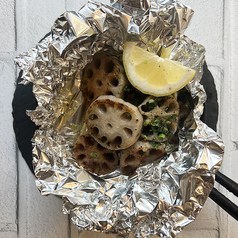 蓮根のバターホイル焼き