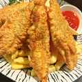 料理メニュー写真&nbsp;自家製タルタルのフィッシュandチップス