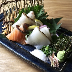 魚の藁焼き3種盛り合わせ