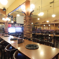 店内は最大150名まで予約OK！