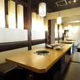 焼肉宴会などでも大活躍の広々したお席もご用意しております♪