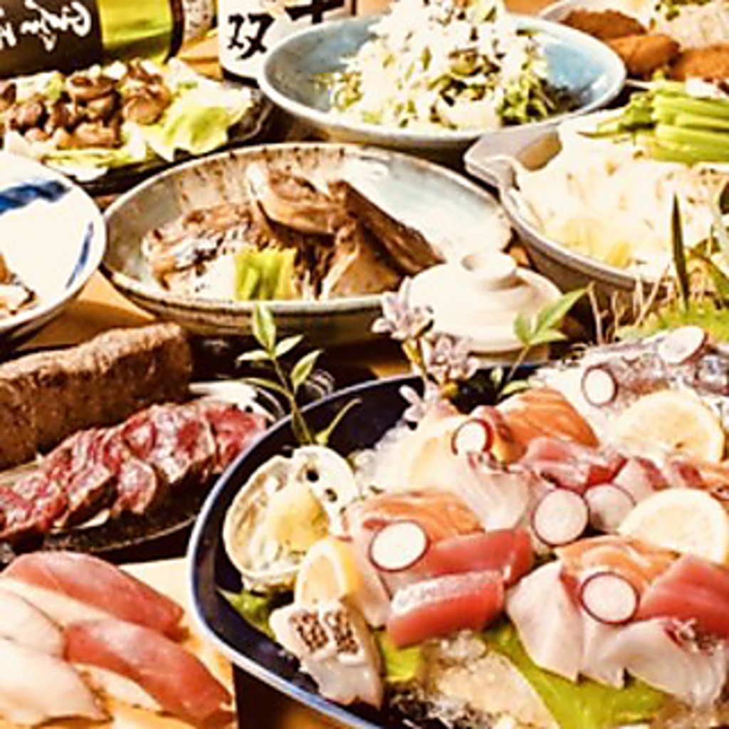 旬の鮮魚をお召し上がりいただけるお勧めコースを3500円～各種ご用意しております♪