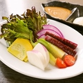 料理メニュー写真&nbsp;地野菜盛り合わせ