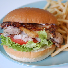 チキンバーガー