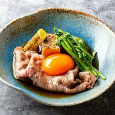 黒毛和牛の炙りすき焼き