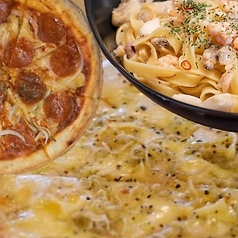 選べるパスタ&ピザ&カレーランチ
