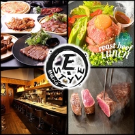 極上のステーキ肉と自家製ローストビーフ！