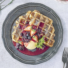 クロッフル ベリーソース