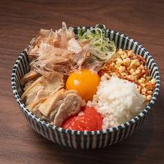 博多めんたい釜玉鶏うどん