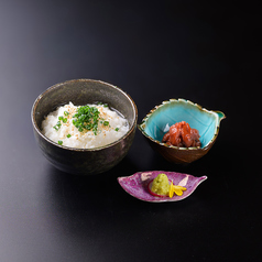 お茶漬け(うめ、塩昆布、肉味噌)
