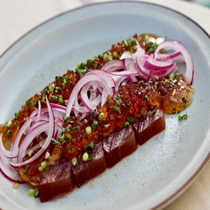 鮮魚の土佐酢ジュレカルパッチョの写真