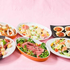 ジンギスカン以外のお料理でおもてなしする各種ご宴会プランもございます。【オードブルデラックスコース】の写真