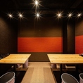 モダン空間が自慢●4名様利用OKの個室席は周囲の音を気にせず自分達の世界に浸りながら、お食事を堪能いただけます！！※お席の写真は系列店になります。