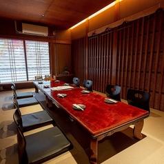 【3名～15名】あの人やこの人と大切な時間を静かに過ごしたい方、または宴会で気にせず楽しみたい方など、さまざまなニーズに合わせた個室となっております。