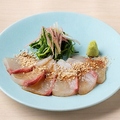 料理メニュー写真&nbsp;胡麻かんぱち　薬味添え