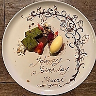 デートや誕生日・記念日にはデザートプレートを★