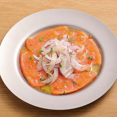 ソルトサーモンのカルパッチョ