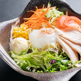 北海道名物!温玉ラーメンサラダ♪