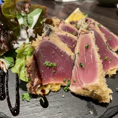 カツオの瞬間揚げ