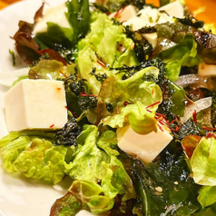 チョレギ豆腐サラダ