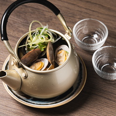 アサリのやかん酒蒸し