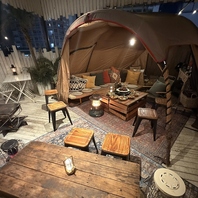 絶対楽しい!!平日も駅前でグランピング♪