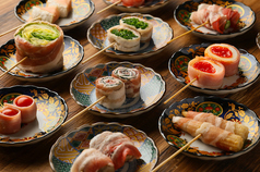 野菜巻き×地鶏×釜飯　難波とんぼ別館の写真