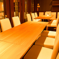 宴会向け個室完備