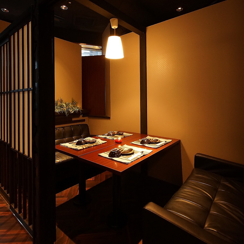 美味しい和の料理を落ち着いた空間で。