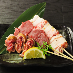 鹿児島三昧串盛り合わせ(牛・豚・鷄)