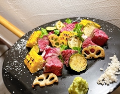 牛サガリのステーキ