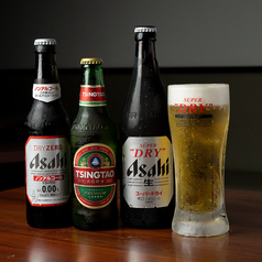 生ビールだけではなく、青島ビールもご用意
