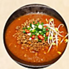 焦がしニンニクとあらびき肉味噌台湾ラーメン