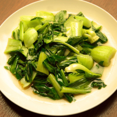 季節の青菜炒め