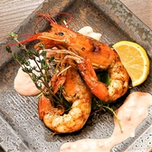 エビ好きにはたまらない♪『赤エビ丸ごとガーリックソテー』 海鮮イタリアンバル ルチアーノ 宴会 飲み放題