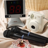 マイク・チェキ・ビンゴ機器など、パーティを盛り上げる設備も豊富にご用意しております。