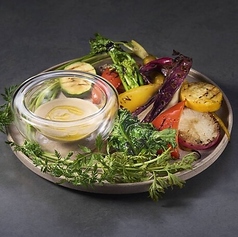 イタリア野菜の炭火ロースト アンチョビクリーム