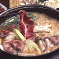 料理メニュー写真 信州味噌仕立て しし鍋