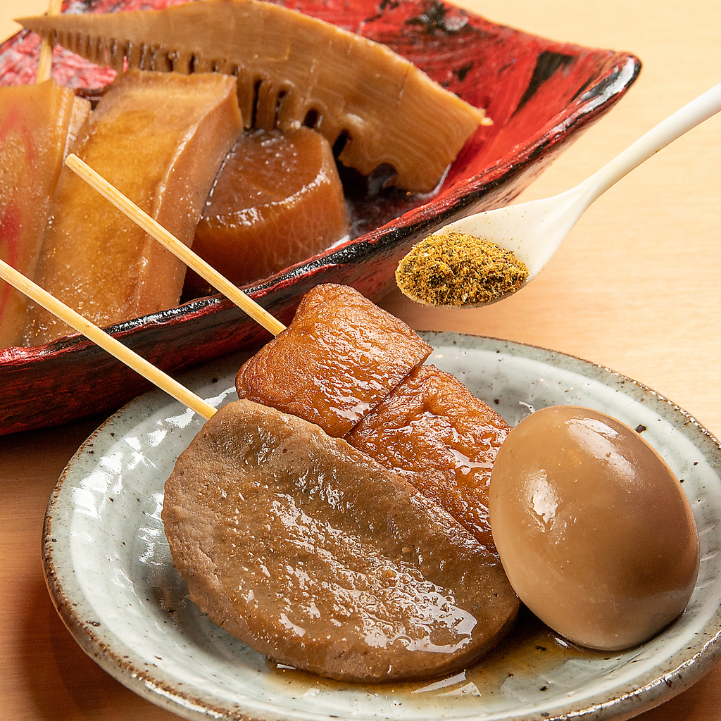 本場静岡仕込みのしぞーかおでんが勢揃い！出汁香る逸品をぜひご堪能ください。