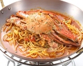 料理メニュー写真&nbsp;渡り蟹のパスタディナー　【前菜・ドルチェバイキング/フリードリンク付】
