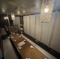 10名様～20名様前後のご宴会で、大きなお座敷ご相席の場合仕切りがございますので安心して半個室空間をお楽しみいただけます◎