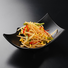 もやしとニラの塩和え