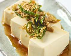 青唐辛子の冷奴