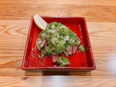 厚切り牛タンネギ塩焼き